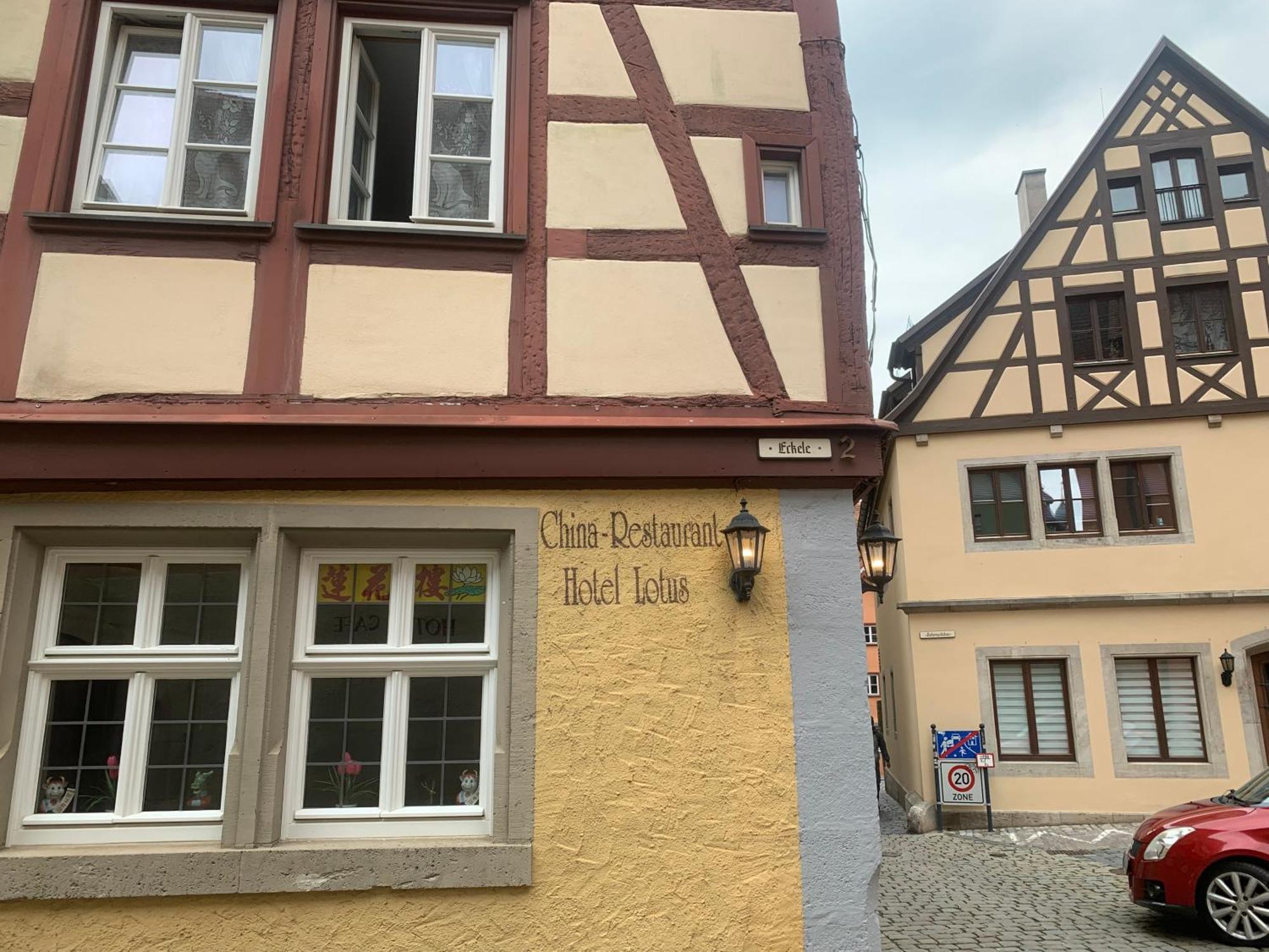 China Restaurant Hotel Lotus Rothenburg ob der Tauber Ngoại thất bức ảnh