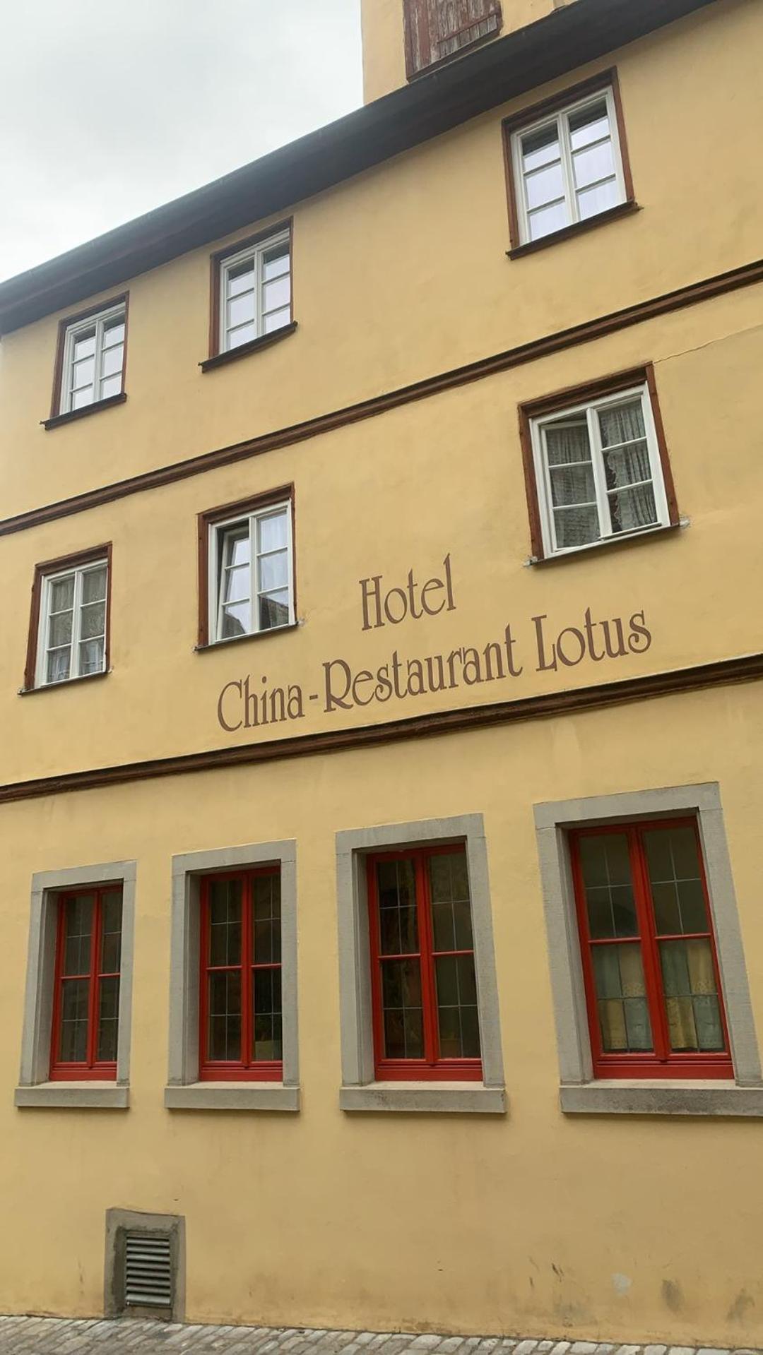 China Restaurant Hotel Lotus Rothenburg ob der Tauber Ngoại thất bức ảnh